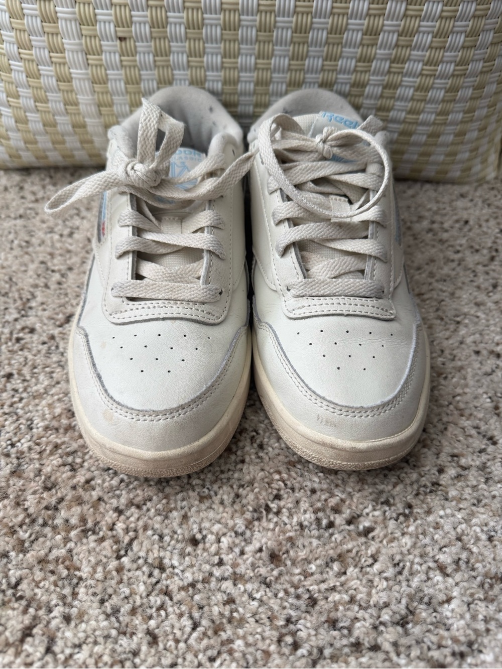 Reebok Women's Off-White Casual Athletic Sneakers